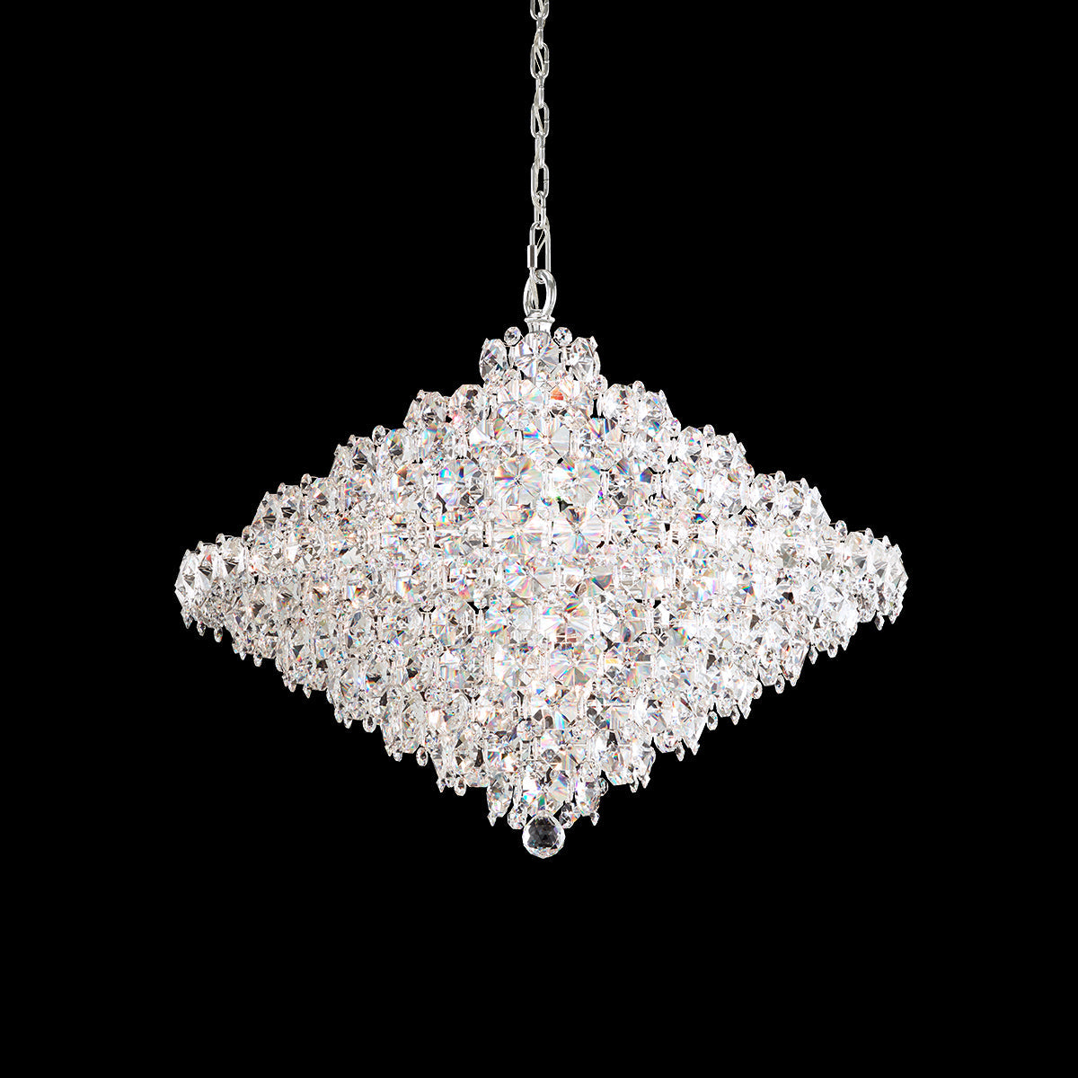 Clear Optic Crystal Cluster Pendant