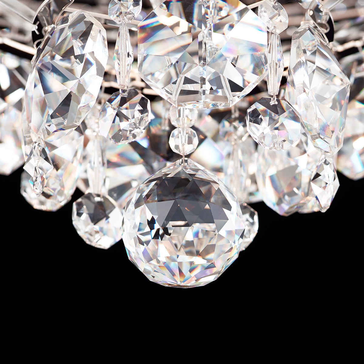 Clear Optic Crystal Cluster Pendant