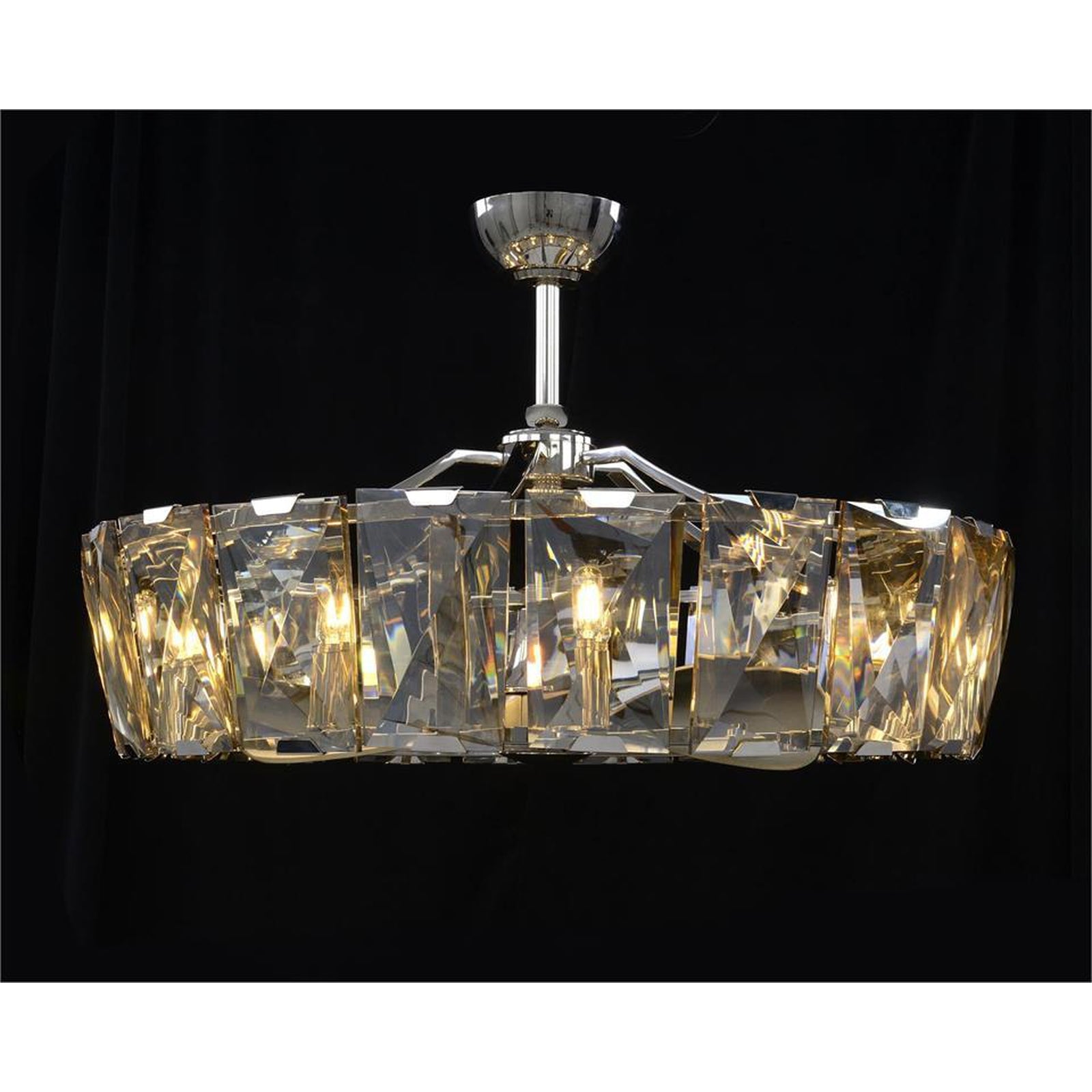 Crystal Tier Remote Control Fandelier
