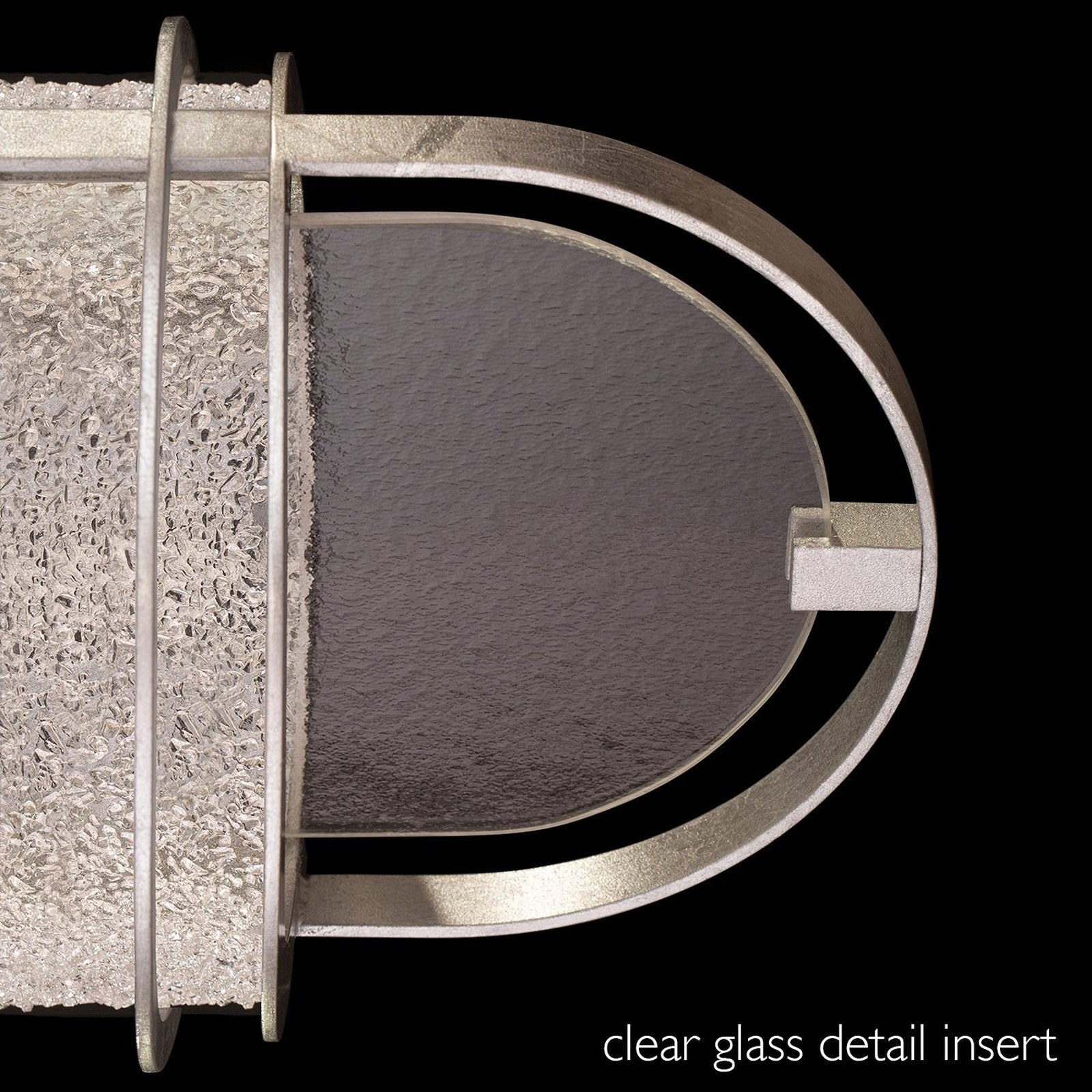 Double Linear Illuminated Glass Pendant