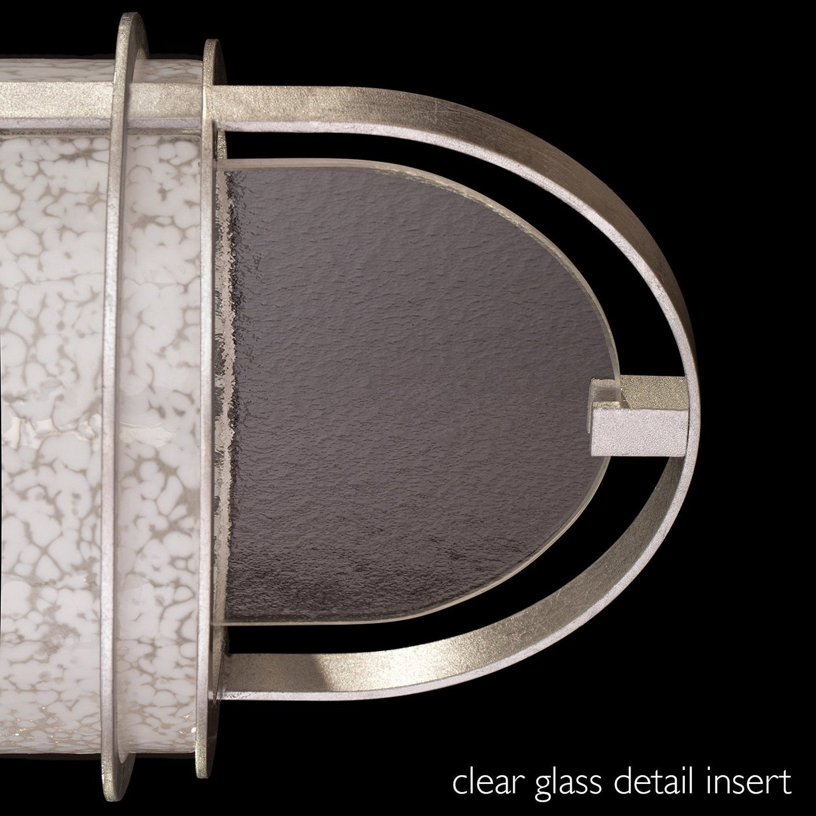 Double Linear Illuminated Glass Pendant