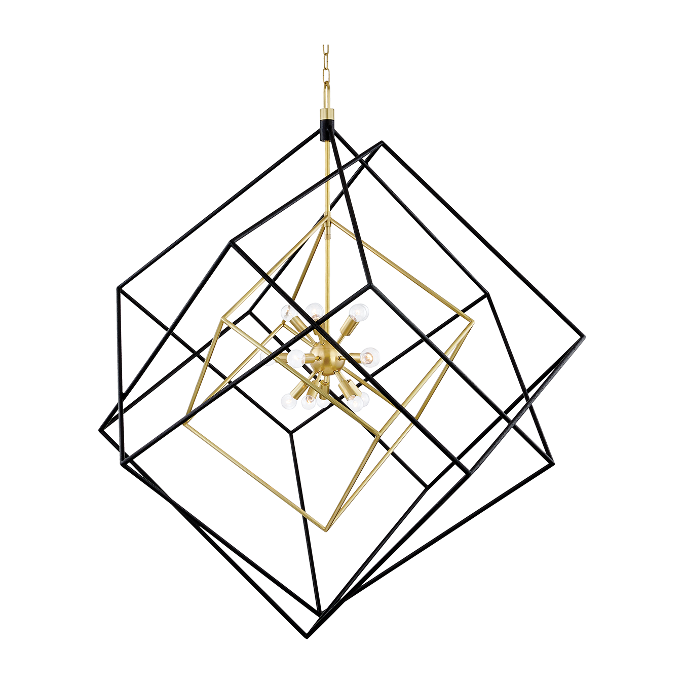Geometric Cube Sputnik Chandelier