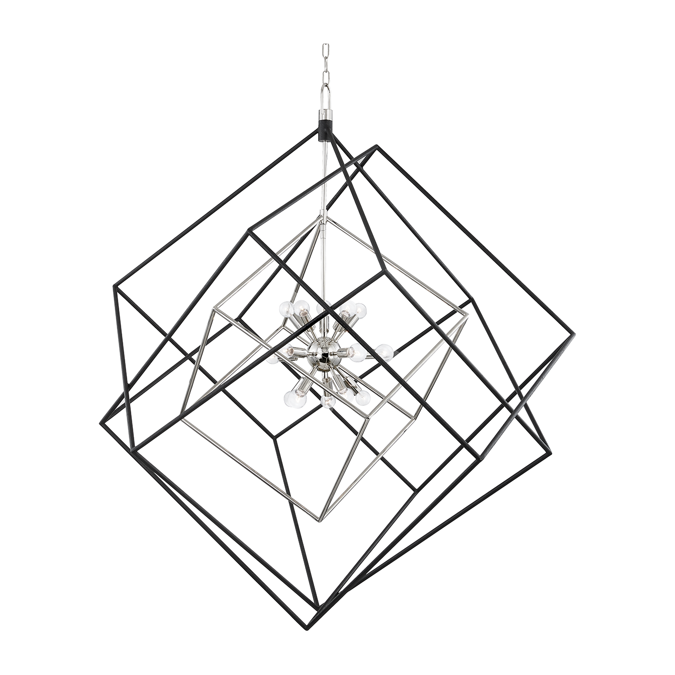 Geometric Cube Sputnik Chandelier