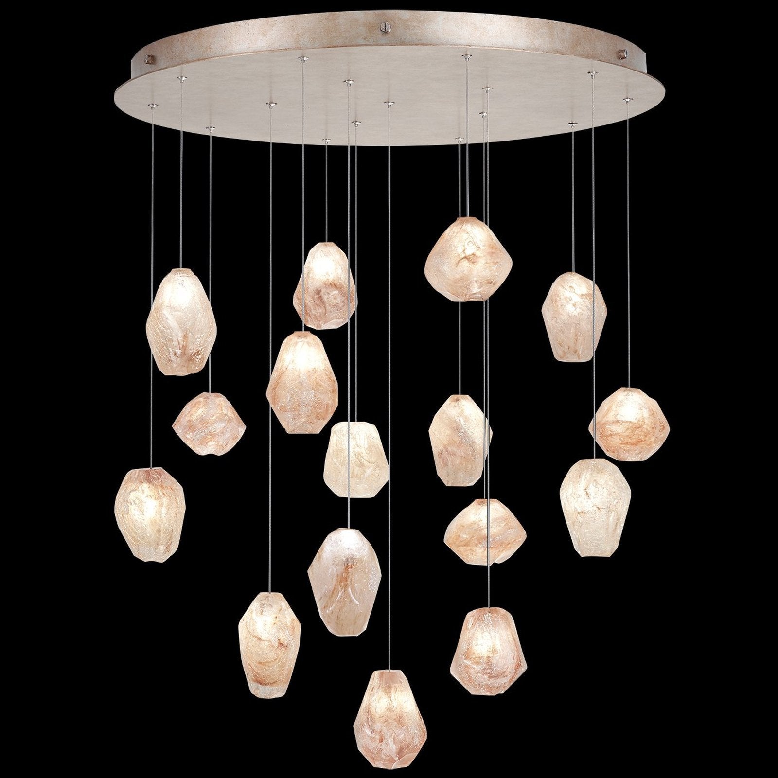 Grand Natural Quartz Glass Pendant