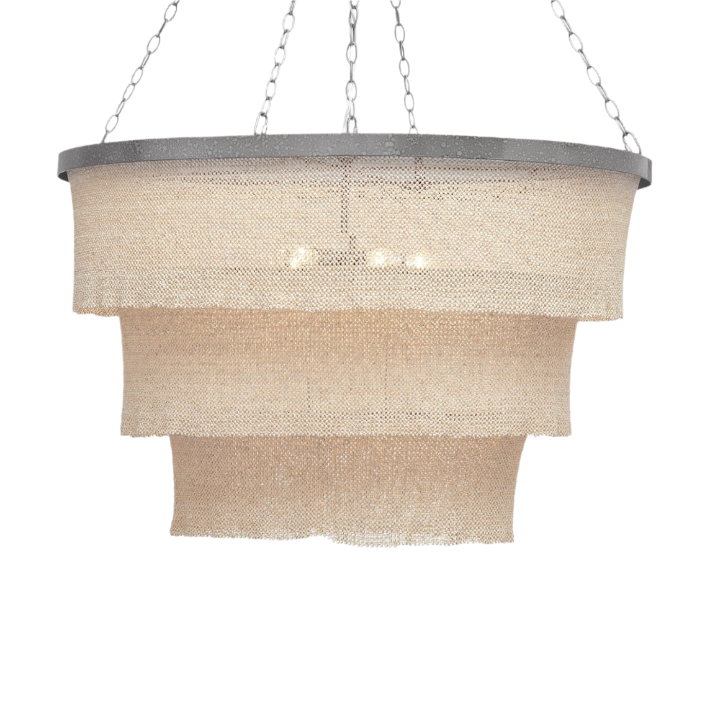 Handcrafted Oval Ambient Chandelier