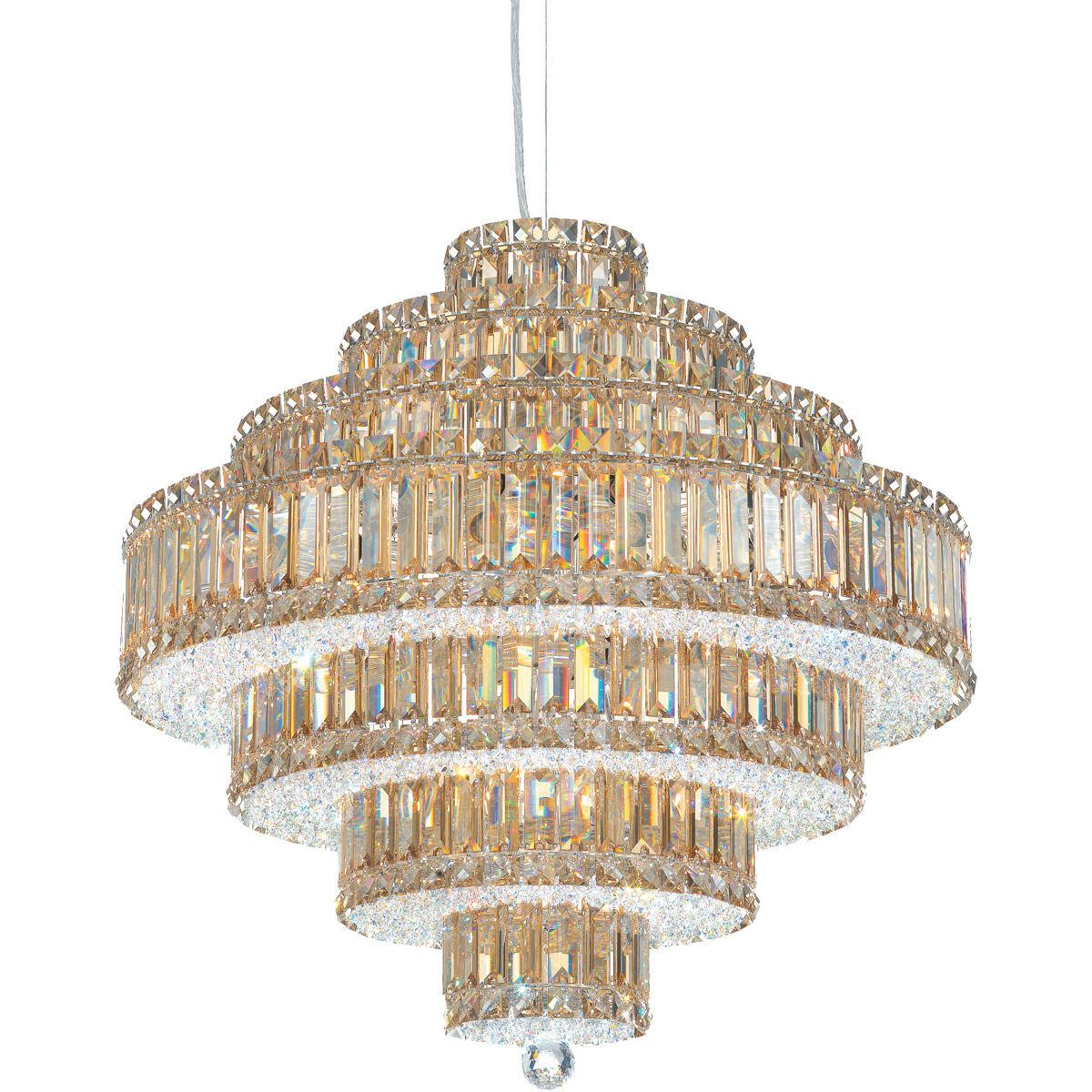 Hollywood Regency Crystal Pendant