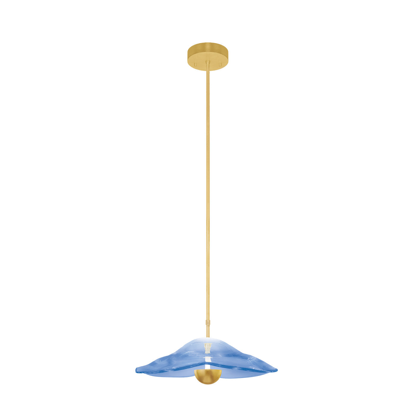 Maritime Glass Wave Pendant