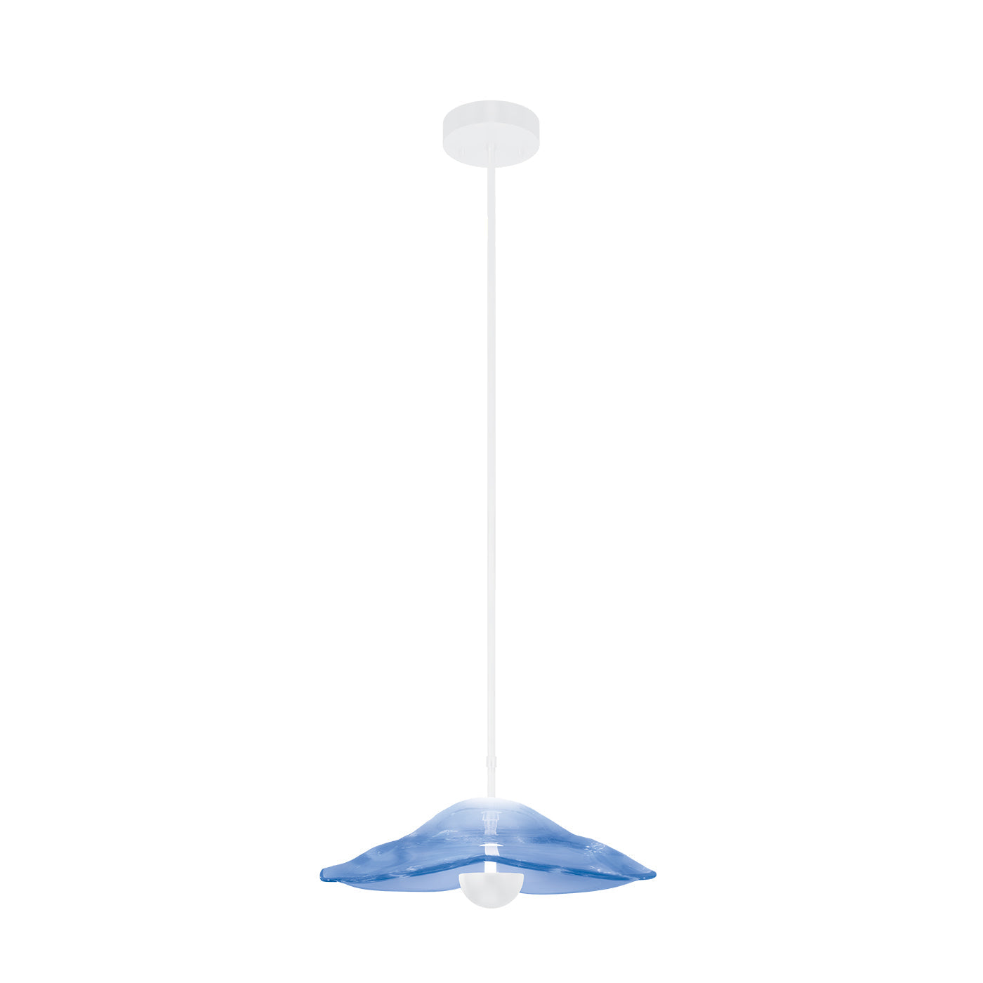 Maritime Glass Wave Pendant