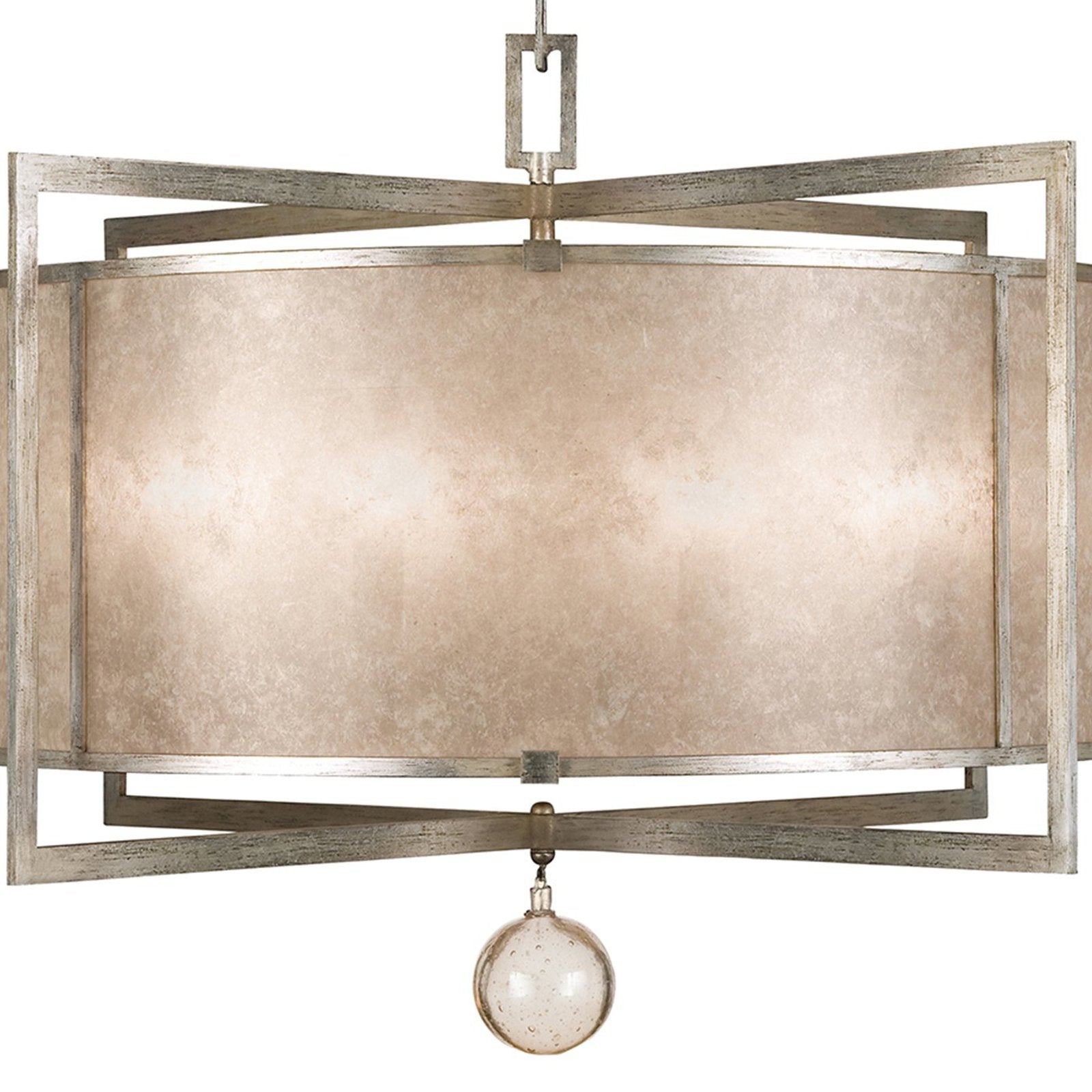Mica Shade Glass Drop Pendant
