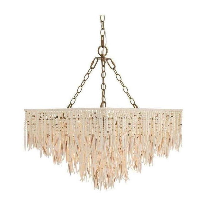 Mother-of-Pearl Coconut Shell Chandelier