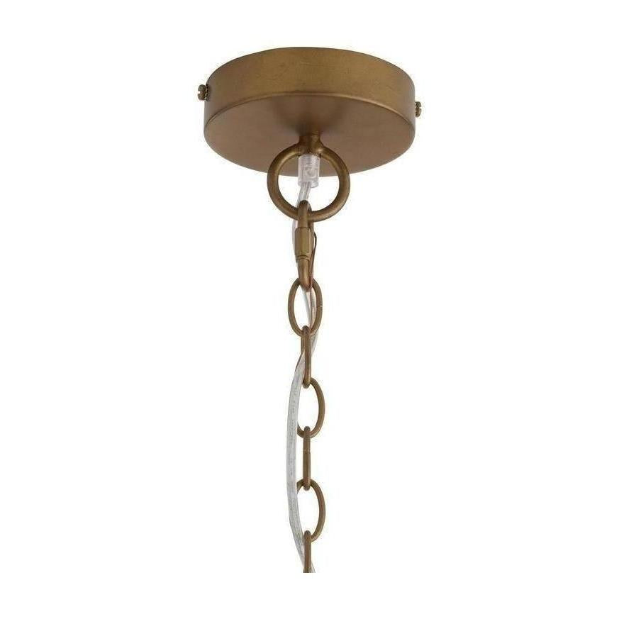 Mother-of-Pearl Coconut Shell Chandelier