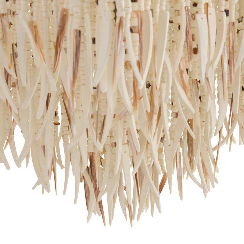 Mother-of-Pearl Coconut Shell Chandelier