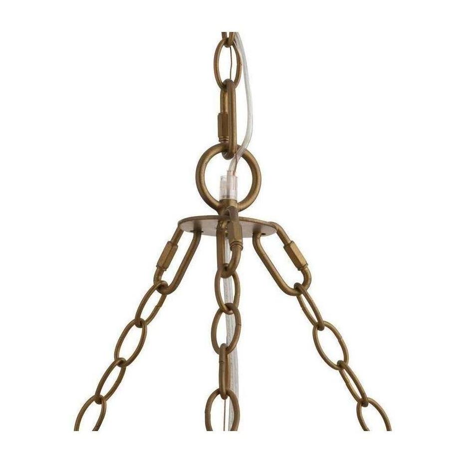 Mother-of-Pearl Coconut Shell Chandelier