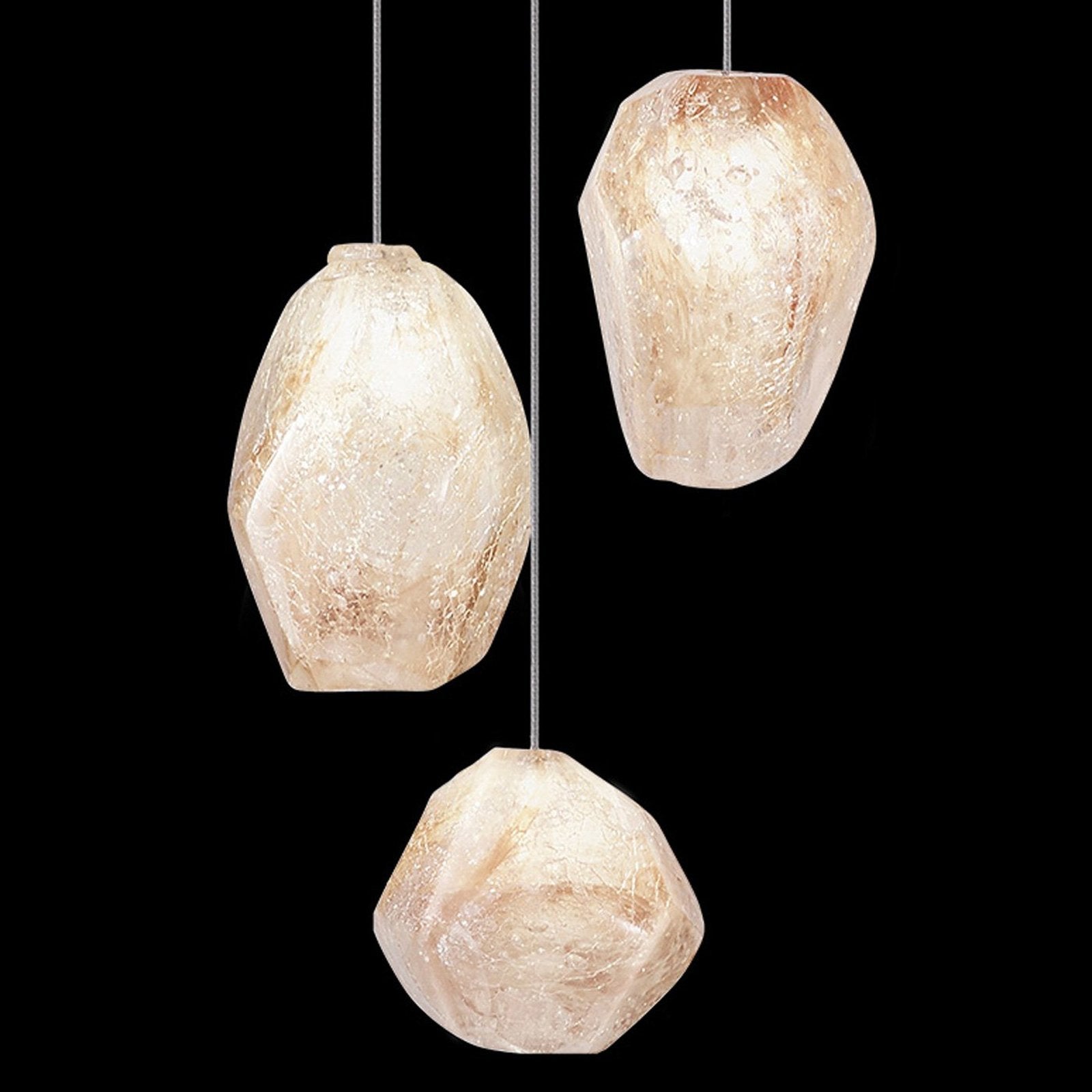 Natural Quartz Mineral Drop Pendant