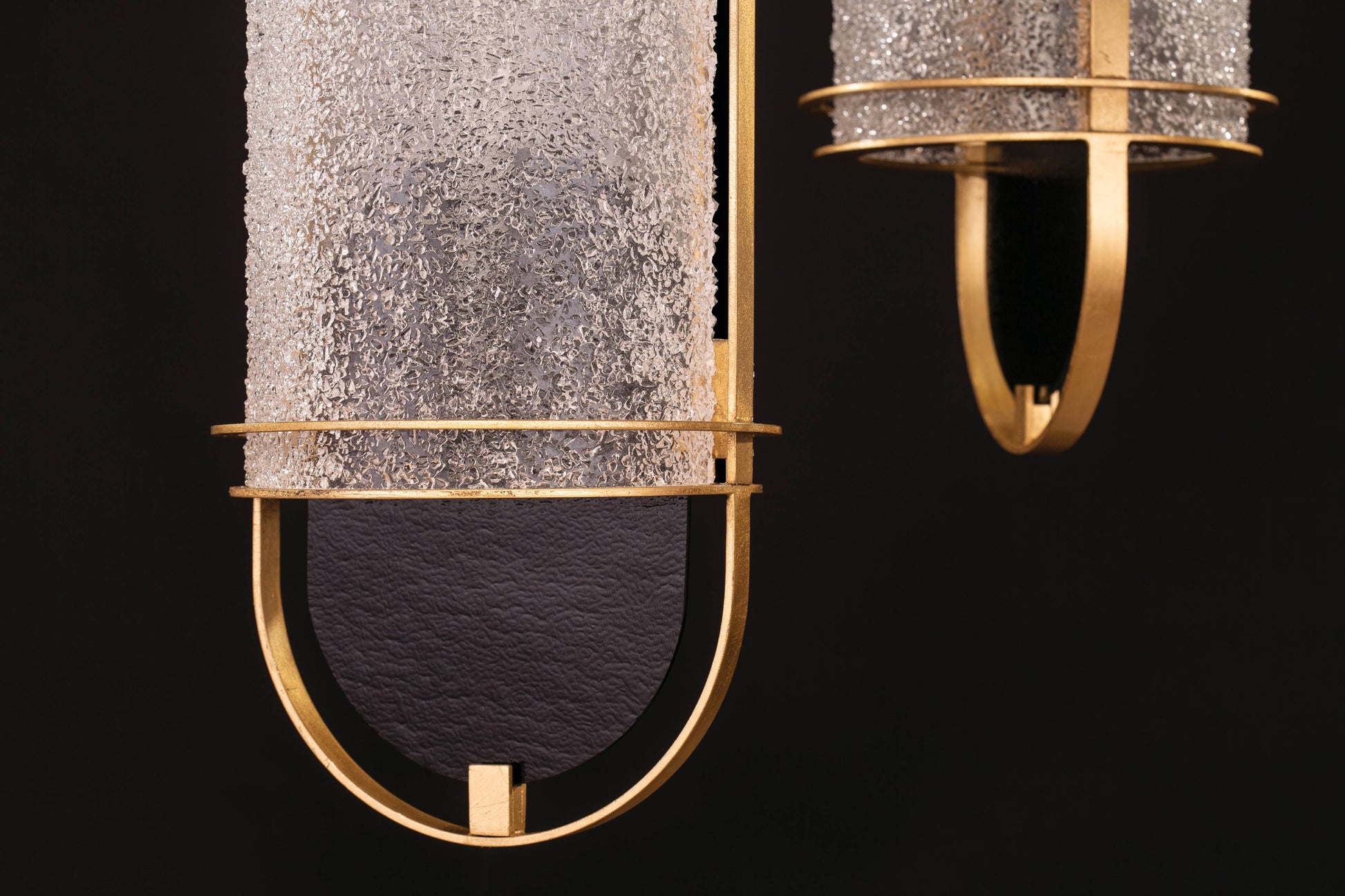 Petite Illuminated Glass Cylinder Pendant