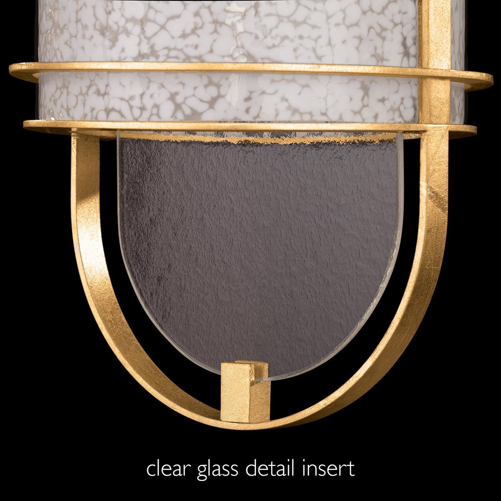 Petite Illuminated Glass Cylinder Pendant