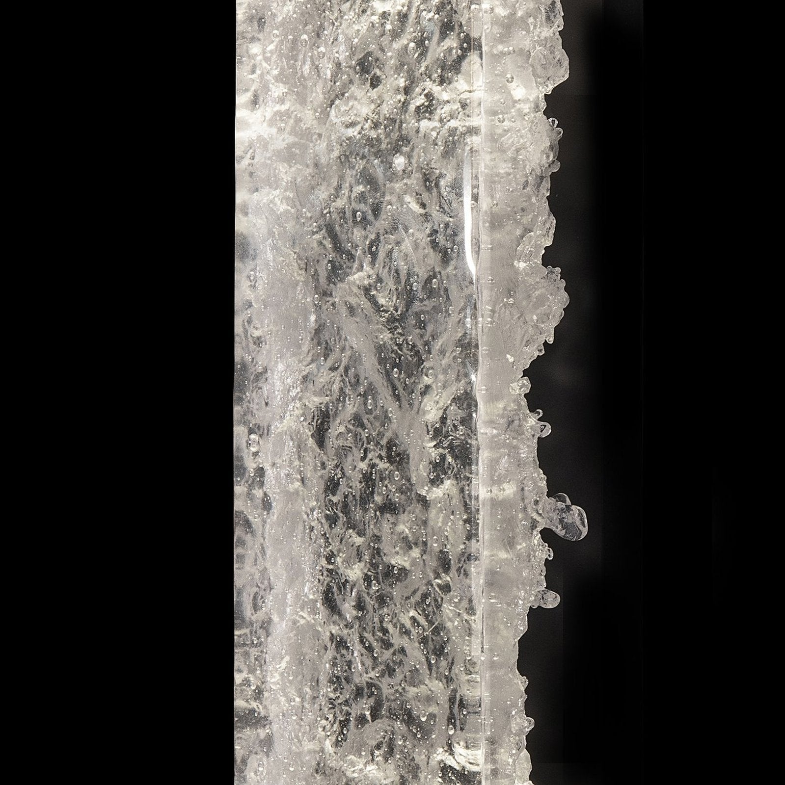 Petite Rake Cast Crystal Pendant