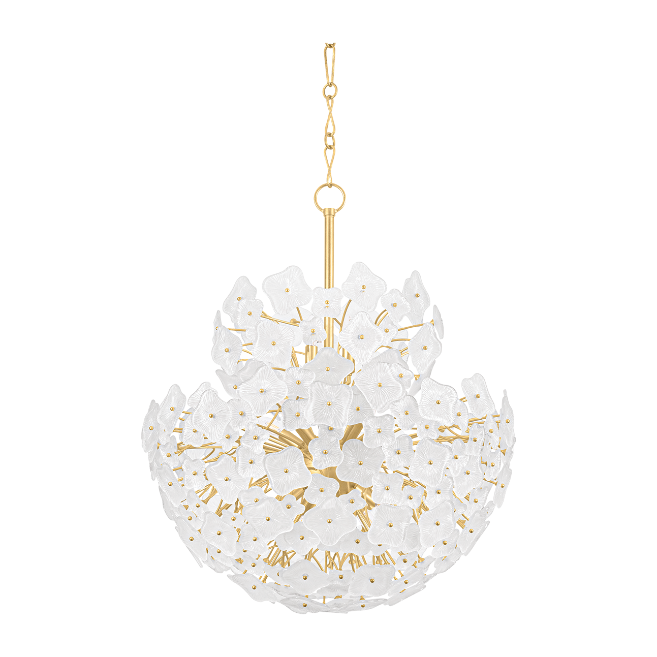 Piastra Glass Floral Empire Chandelier