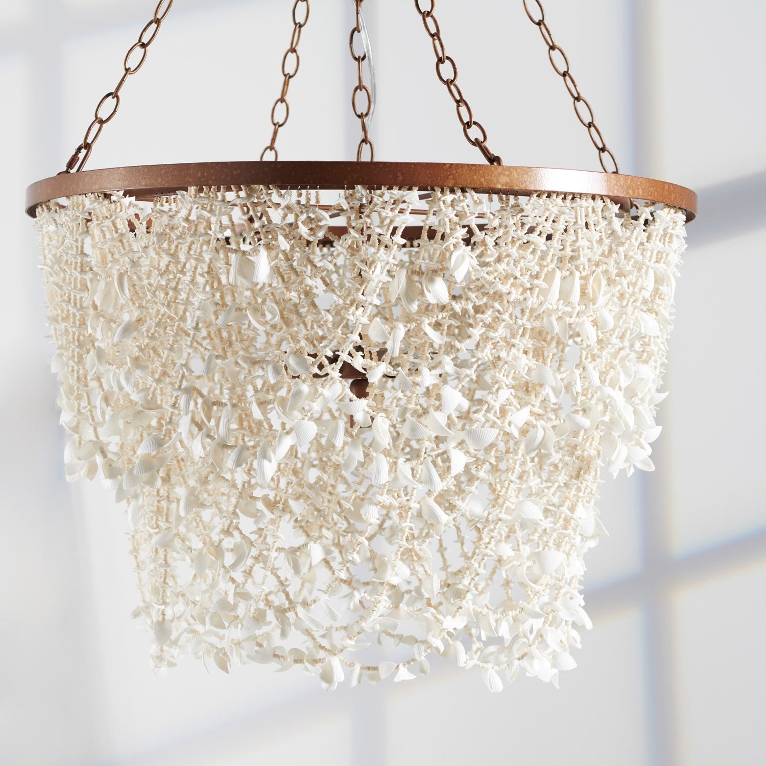 Polished Dual Finish Modern Chandelier