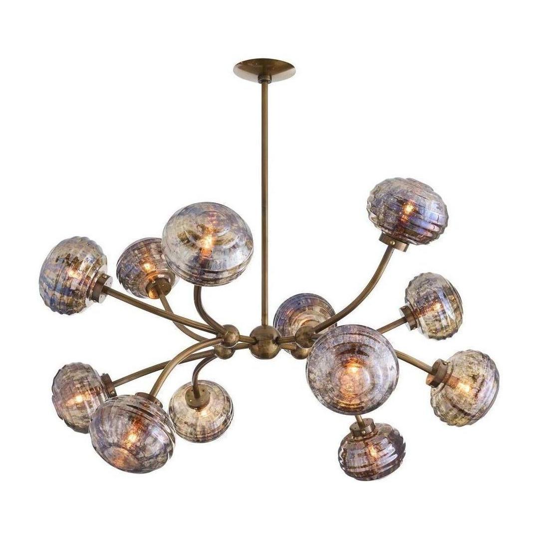 Smoke Luster Glass Bouquet Chandelier