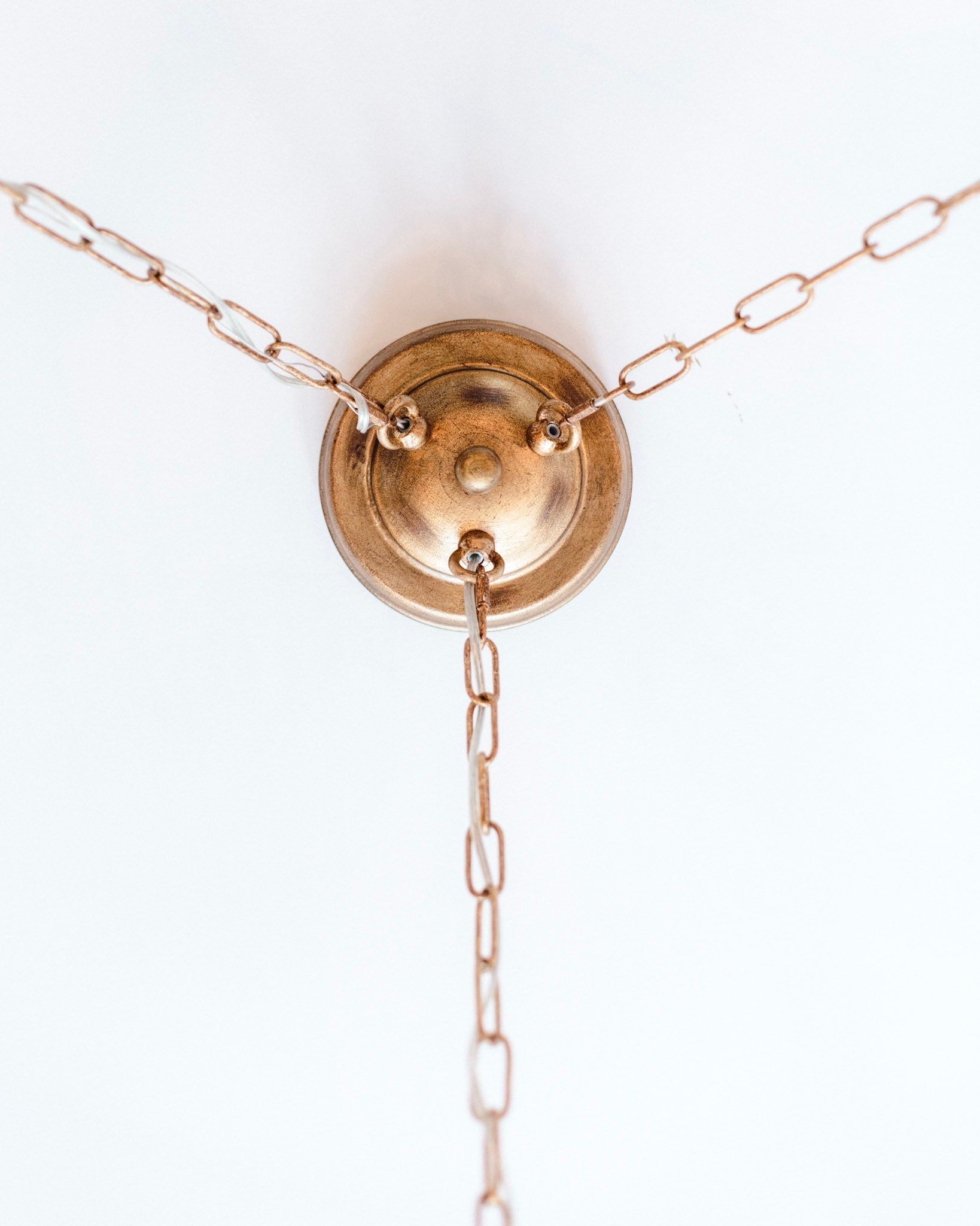 Spherical Gold Quartz Chandelier