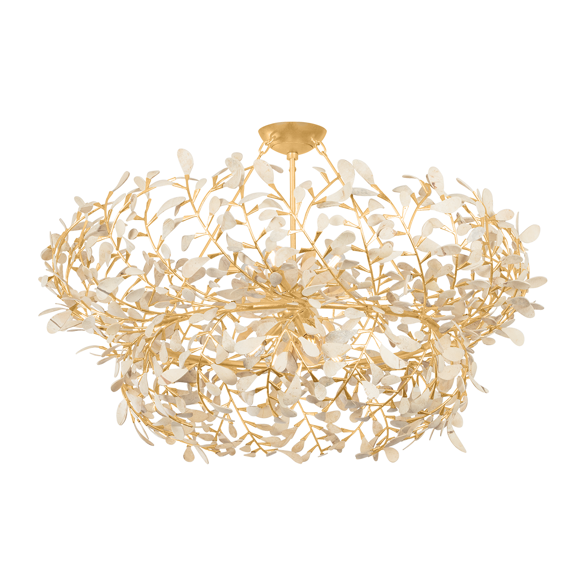 Vintage Gold Artisan Chandelier